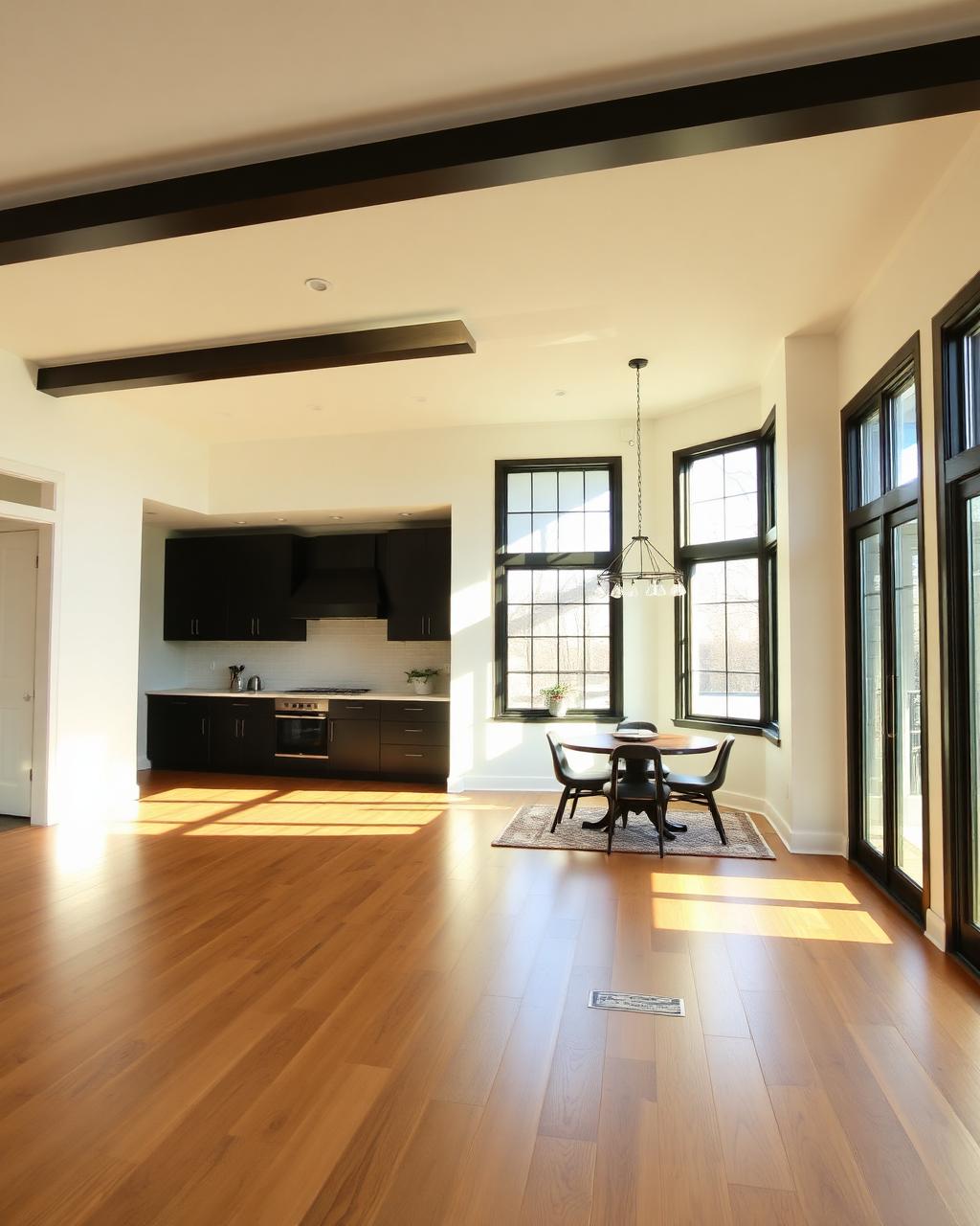 Fully renovated modern home interior after rehab